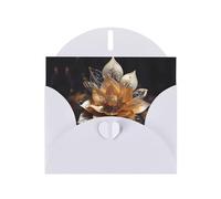 LiuMng Lot de cartes vierges blanches avec enveloppes blanches, belles cartes de vœux d'anniversaire 10,2 x 15,2 cm, pour toutes les occasions