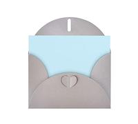 LiuMng Lot de petites cartes vierges de couleur unie avec enveloppes grises - Belles cartes de vœux d'anniversaire 10,2 x 15,2 cm, pour toutes les occasions
