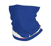 LiuMng Masque de cyclisme imprimé drapeau du Cap-Vert Bandeau Cache-cou Cache-tête Écharpe Bandana Sport pour Homme Femme Blanc Taille Unique