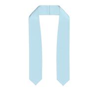 LiuMng Petite étole de remise de diplôme de couleur unie avec imprimé frais - Écharpe d'honneur en satin, pour cérémonie de remise de diplôme comme cadeau pour garçons et filles, Aplati, taille unique