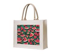 LiuMng Sac fourre-tout en toile pour femme/sac à main personnalisé/sac d'épicerie imprimé pastèque de rêve, pour amis, sœurs, cadeaux
