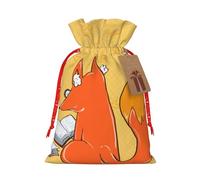 LiuMng Sacs cadeaux de Noël avec cordon de serrage coloré pour graines de tournesol et renards