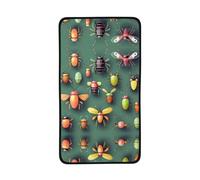 LiuMng Serviette en polaire Corail Insect Atlas, haute capacité d'absorption pour laver les vêtements en microfibre à séchage rapide pour la maison, les voyages