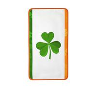LiuMng Serviettes en velours corail avec imprimé drapeau irlandais orange - Serviette de toilette super absorbante, pour laver le visage, le sport, la natation
