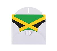 LiuMng Superbe ensemble de cartes de vœux avec drapeau de la Jamaïque pour toutes les occasions Cartes de vœux de Noël