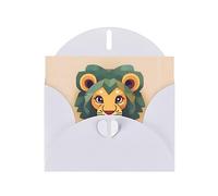 LiuMng Superbe lot de cartes de vœux de vœux de Noël pour toutes les occasions Motif lion