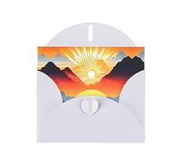 LiuMng Superbe lot de cartes de vœux de vœux pour toutes les occasions Motif lever de soleil