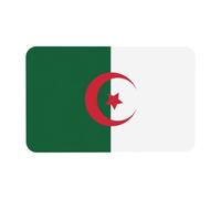 LiuMng Tapis de bain absorbant motif drapeau de l'Algérie terre de diatomite - Tapis de douche absorbant pour salle de bain - Tapis de sol pour dessous de porte