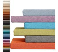 LIUNADM Coussin de Banc sur Mesure Déhoussable Antidérapant 60x60cm Brun | Coussin Banc Assise Mousse Haute Densité Taille Personnalisée Pour Banc De Jardin Terrasse