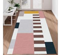 LIUNADM Tapis Couloir Long 40 x 400 cm Antidérapant et Lavable Tapis de Piste D'Épaisseur Doux Moderne Facile d'entretien sur Mesure pour Couloir et Salon, Entrée, Chambre, A