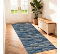 LIUNADM Tapis Couloir Long 90 x 150 cm Antidérapant et Lavable Tapis de Sol de Cuisine Long, Absorbant, Résistant Aux Taches Moderne pour Couloir, Buanderie, Salle de Bains, E