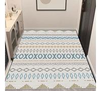 LIUNADM Tapis de Cuisine Devant Evier 70 x 120 cm Antidérapant et Lavable Descente de Lit Doux Moderne Facile d'entretien sur Mesure pour Couloir et Salon, Entrée, Chambre, A