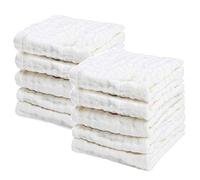 LIUNIAN 10 PACKS débarbouillettes pour bébé en mousseline de soie, lingettes 100% coton naturelles pour bébé, serviette pour bébé nouveau-né respirante et respirante pour peaux sensibles, 12''x12 ''