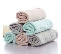 LIUNIAN 6 PACKS débarbouillettes pour bébé en mousseline de soie, lingettes 100% coton naturelles pour bébé, serviette pour bébé nouveau-né respirante et respirante pour peaux sensibles, 12 ''x12 ''