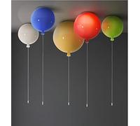LIUNIAN Plafonnier moderne simple coloré de plafonnier de ballon, lustre décoratif de chambre d'enfants pour des filles de garçons, 25cm de diamètre, avec l'ampoule de 5W