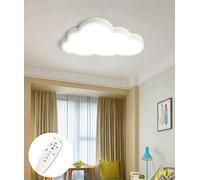 LIUNIAN Plafonnier ultra-mince 5cm Creative Clouds Led Stepless Lampe Graduation Plafond Lampe pour Garçons Filles Chambre Jardin Avec Télécommande