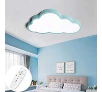 LIUNIAN Plafonnier ultra-mince 5cm Creative Clouds Led Stepless Lampe Graduation Plafond Lampe pour Garçons Filles Chambre Jardin Avec Télécommande