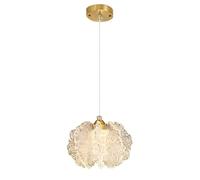 LIUNJHUY Lampes suspendues dorées, luminaires Suspendus créatifs en Acrylique, LED Modernes, décoration d'intérieur, Lampe Suspendue au Plafond pour Salle à Manger, Chambre à Coucher, Salon, escalier