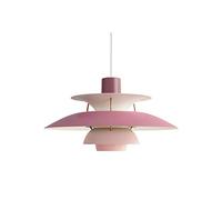 LIUNJHUY Lampes suspendues Nordiques E27 LED Lustre - Design Danois Simple pour Salon, Chambre à Coucher, Restaurant, plafonnier dégradé de 40 cm - Éclairage Moderne pour la décoration intérieure