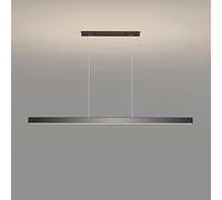LIUNJHUY Lustre linéaire Simple à LED pour îlot de Cuisine, plafonniers minimalistes, luminaires d'intérieur Suspendus en métal pour Salle à Manger, Bureau, Restaurant Interesting