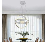 LIUNJHUY Lustre-Lustre de Salon postmoderne/Art de personnalité créatif LED/Cercle en Aluminium Lustre Rond Chambre Salle à Manger plafonnier/40 * 40CM Suspension Interesting