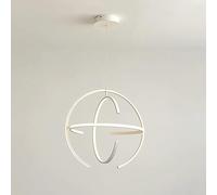 LIUNJHUY Lustres LED Modernes Design Original créatif géométrie Suspension Moderne LED Cuisine Lampes suspendues réglable en métal Suspendre plafonnier Salle à Manger Chambre Salon Lustre Interesting