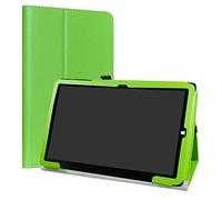 LiuShan Compatible avec Chuwi Hi10 X Coque,Slim PU Cuir Etui et Pliable Stand Folio Housse Coque Couverture pour 10.1" Chuwi Hi10 X/Hibook Hi10 Pro/Hibook Hi10 Tablet,Vert