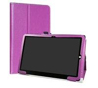 LiuShan Compatible avec Chuwi Hi10 X Coque,Slim PU Cuir Etui et Pliable Stand Folio Housse Coque Couverture pour 10.1" Chuwi Hi10 X/Hibook Hi10 Pro/Hibook Hi10 Tablet,Violet