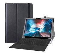 LiuShan Compatible avec Dell Latitude 7200 - Étui Fin Pliable en Cuir synthétique avec Support pour Tablette Dell Latitude 7200 2 en 1/Dell Latitude 7210 2 en 1 (ne Convient Pas aux Ordinateurs