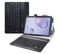 LiuShan Compatible avec Galaxy Tab A 8.4, étui avec clavier amovible en cuir PU pour tablette Samsung Galaxy Tab A 8.4 2020 SM-T307, noir