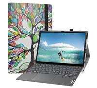 LiuShan Compatible avec Lenovo Yoga Duet 7i Coque,Slim PU Cuir Etui et Pliable Stand Folio Coque Couverture pour Lenovo Yoga Duet 7I 13" Tablet(Non Compatible avec Un Autre Model),Love Tree