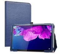 LiuShan Compatible avec Moto Tab G70 Coque，PU Cuir Etui et Pliable Stand Folio Coque pour Motorola Moto Tab G70 11" Tablette（Non Compatible avec Un Autre Tablette）,Bleu
