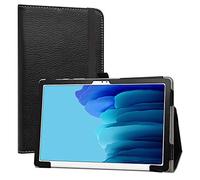 LiuShan Compatible avec Samsung Tab A7 Coque,Slim PU Cuir Etui et Pliable Stand Folio Coque Couverture pour 10.4" Samsung Galaxy Tab A7 10.4 (2020) T500 T505(Not Fit Galaxy Tab A 10.1 T510),Noir