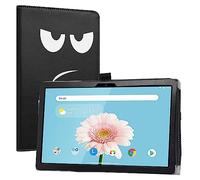 LiuShan Compatible avec TECLAST P20HD Coque,TECLAST M40 Pro Coque,Slim PU Cuir Etui et Pliable Stand Folio Coque Couverture pour 10.1" TECLAST P20HD / M40 / M40SE / M40 Pro Tablet,Don't Touch