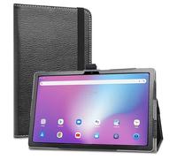 LiuShan Coque pour Blackview Tab 11 WiFi，PU Cuir Etui et Pliable Stand Folio Coque pour Blackview Tab 11 WiFi/OSCAL Pad15（2023） Android Tablette 10.36 Pouces,Noir