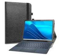 LiuShan Étui Amovible en Cuir synthétique avec Support pour Dell Latitude 7350 11,5" (Non Compatible avec d'autres tablettes), Noir