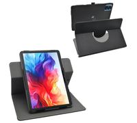 LiuShan Étui Rotatif à 360° + Housse Amovible Coque pour Doogee Tab G5/AWOW P11/VekfulPC T20/VekfulPC T20 Max/TABWEE T20/KINGRID T20/Azeyou F5A A523 Tab6/HOTTABLET CP20S 10.1 Pouces Tablette,Noir
