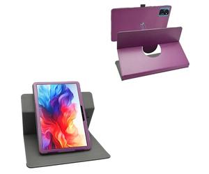 LiuShan Étui Rotatif à 360° + Housse Amovible Coque pour Doogee Tab G5/AWOW P11/VekfulPC T20/VekfulPC T20 Max/TABWEE T20/KINGRID T20/Azeyou F5A A523 Tab6/HOTTABLET CP20S 10.1 Pouces Tablette,Violet