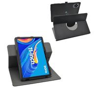 LiuShan Étui Rotatif à 360° + Housse Amovible Coque pour DOOGEE U11 2025/DOOGEE U11 Pro/DOOGEE Tab A9 Plus/DOOGEE Tab A9 Pro+/Blackview Zeno 10/HUIHUANG T5/DANEW Dslide 1095 11 Pouces Tablet,Noir