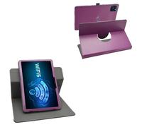 LiuShan Étui Rotatif Housse Coque pour KINGRID T90/TABWEE T90/TABWEE W90/KINGRID W90/BESTTAB W90/Zenva T90/TOPWHA M901/WITFOCUS M148/DEZLTID M148/MOONSTARS D126 11 Pouces Tablette,Violet