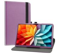 LiuShan pour Blackview Mega2, PU Cuir Etui et Pliable Stand Folio Coque Couverture pour TECLAST T60Plus/Blackview Mega2/DOOGEE T36/OSCAL Pad 100/ODEA A12/Teclast TPAD P10 Tablet 12 Pouces, Violet