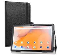 LiuShan pour Blackview Tab 13 10.1 Pouces Tablette Coque ，PU Cuir Etui et Pliable Stand Folio Coque pour Blackview Tab 13 10.1 Pouces,Noir