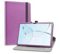 LiuShan pour DOOGEE T10E,Slim PU Cuir Etui et Pliable Stand Folio Coque Couverture pour DOOGEE T10E /Blackview Tab 80 /Blackview Tab 10 WiFi/OSCAL Pad 7 10.1 Pouces Tablette,Violet