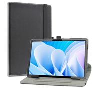 LiuShan pour DOOGEE T35, Slim PU Cuir Etui et Pliable Stand Folio Coque Couverture pour DOOGEE T35 /DOOGEE T30 Pro Tablette 11 Pouces, Noir