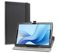 LiuShan pour DOOGEE U9,Slim PU Cuir Etui et Pliable Stand Folio Coque Couverture pour DOOGEE U9 / DOOGEE U10 Pro Android Tablette 10.1 Pouces 2023,Noir