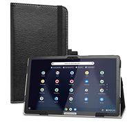 LiuShan pour Lenovo ideapad Duet 3 chromebook ，PU Cuir Etui et Pliable Stand Folio Coque pour Lenovo IdeaPad Duet 3 Chromebook 10.95 Pouces 2-en-1 Tablette (Modèle:11Q727),Noir