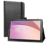 LiuShan pour Lenovo Tab M9 Coque, PU Cuir Etui et Pliable Stand Folio pour Lenovo Tab M9 (TB310FU) 9" Tablette (Non Compatible avec Un Autre Modèle), Noir
