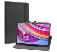 LiuShan pour Redmi Pad Pro,Slim PU Cuir Etui et Pliable Stand Folio Coque Couverture pour Xiaomi Redmi Pad Pro/Xiaomi POCO Pad 12.1" Tablette, Noir