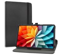 LiuShan pour TECLAST T60Plus,PU Cuir Etui et Pliable Stand Folio Coque Couverture pour TECLAST T60Plus/Blackview Mega2/DOOGEE T36/OSCAL Pad 100/ODEA A12/Teclast TPAD P10 Tablet 12 Pouces, Noir