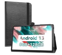 LiuShan pour UMIDIGI A13 Tab Tablette Coque ，PU Cuir Etui et Pliable Stand Folio Coque pour UMIDIGI A13 Tab/DOOGEE T10 Plus Android Tablette 10.5 Pouces, Noir